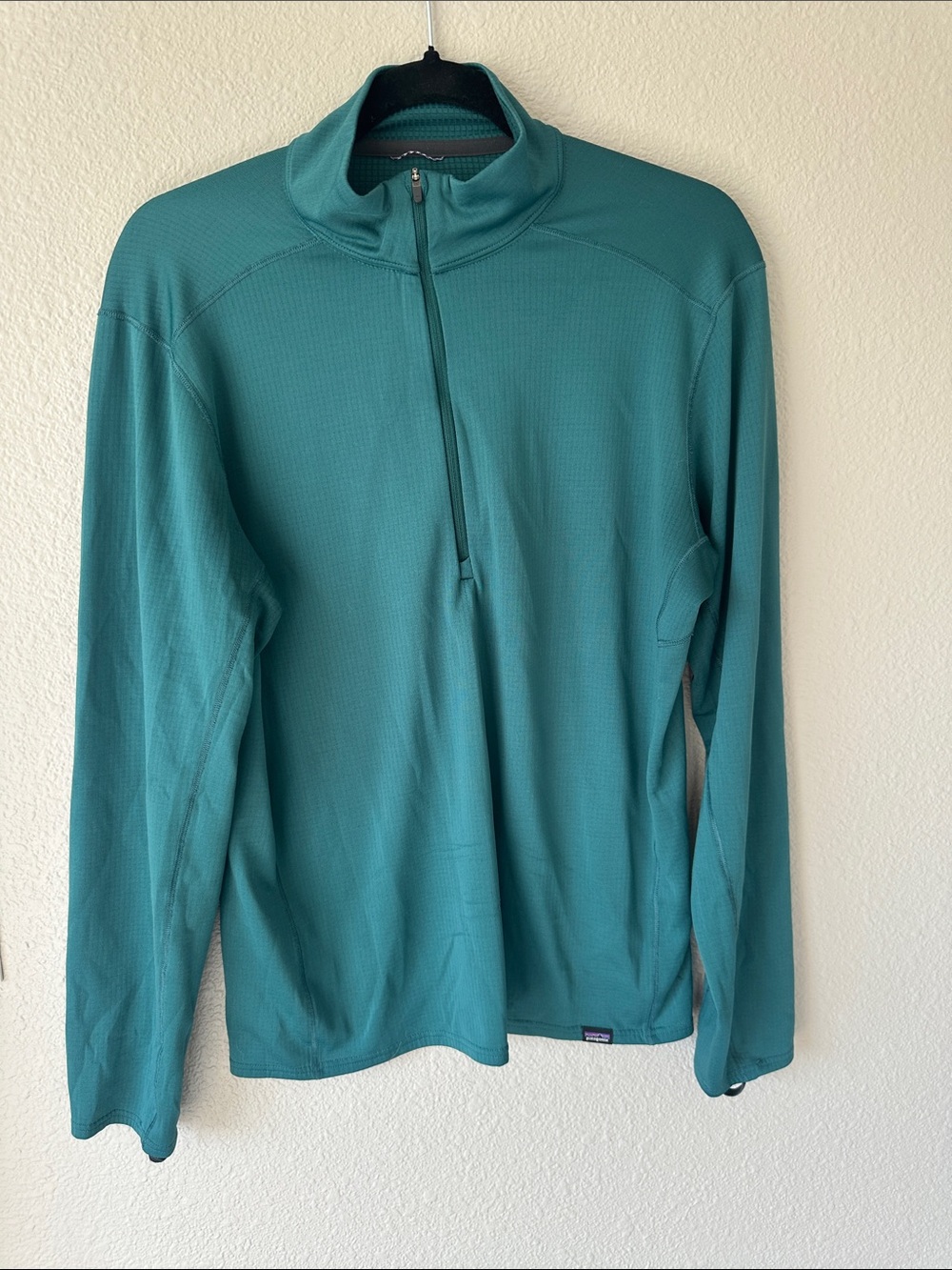Patagonia Teal Half-Zip Performance Pullover